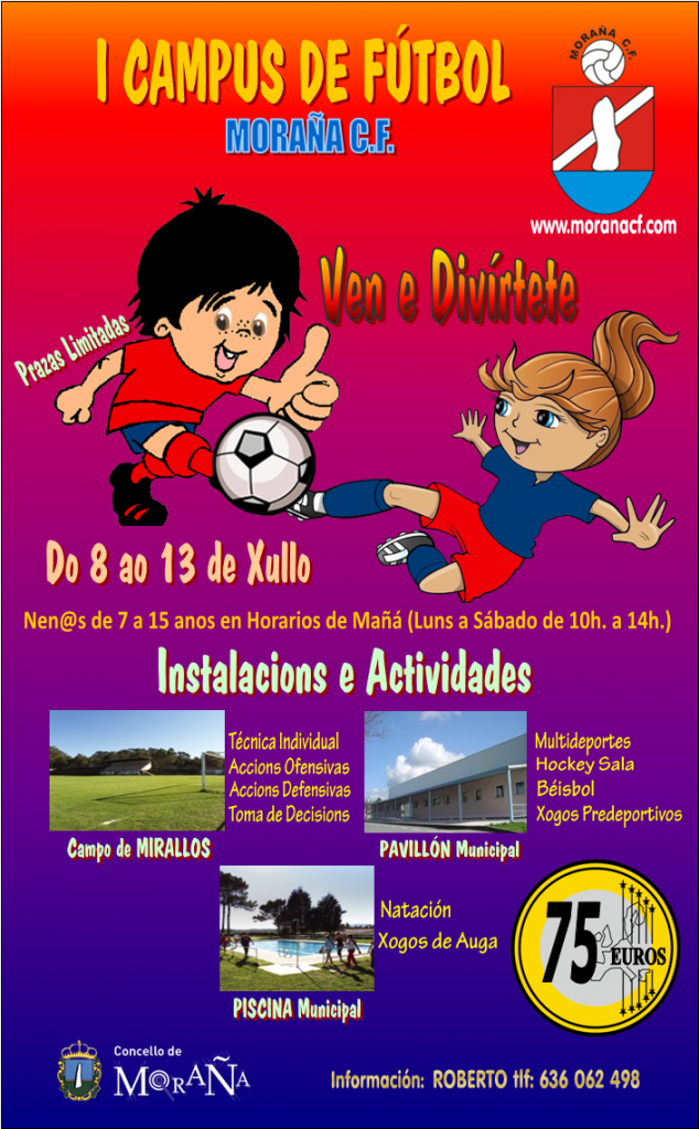 Cartel Moraña Logo Concello A4